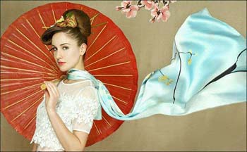 【精致】加工精美的丝巾数码印花，就来杭州梅西