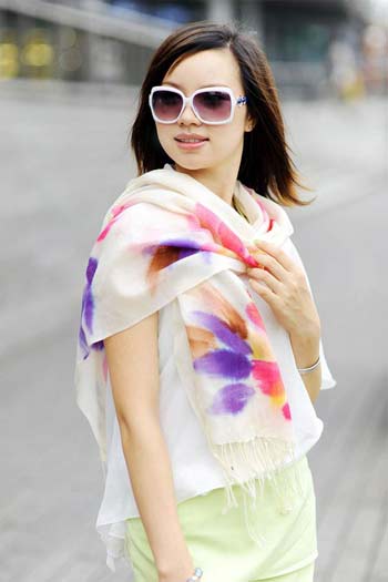 【信誉】杭州梅西加工丝巾数码印花，靠的就是诚信经营