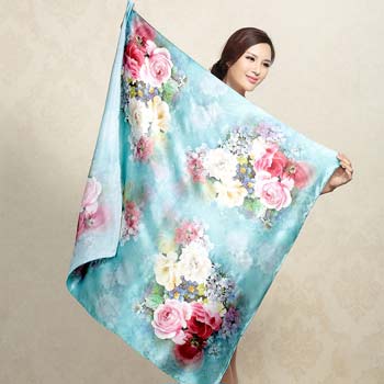 【定制加工】如果想要定制工装小丝巾数码印花，杭州梅西是个不错的选择
